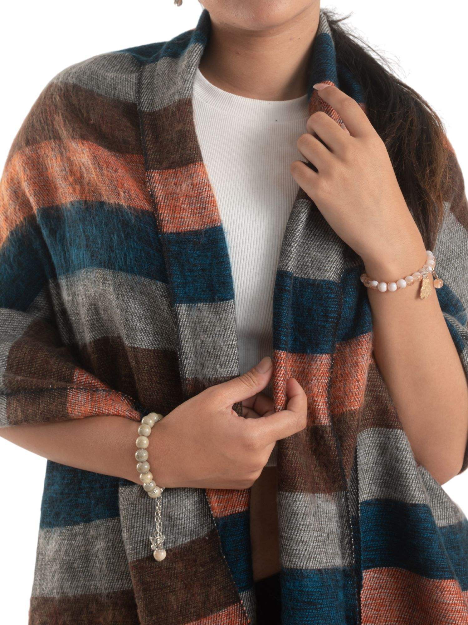 Binay Embroidery Nepali Woolen Shawl For Women - Fashion | Shawl For Women | Women's Wear | Shawls |