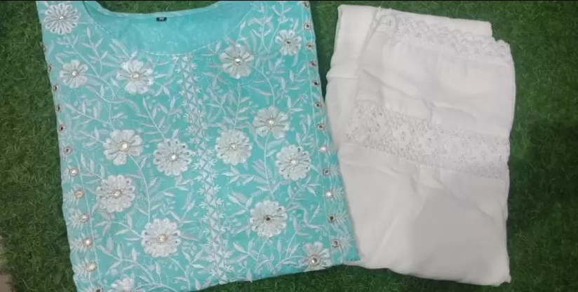 Women's Viscose Rayon Kurta Pant Set